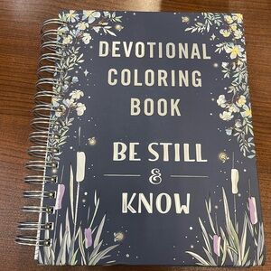 Devotional Coloring Book “be still & know”